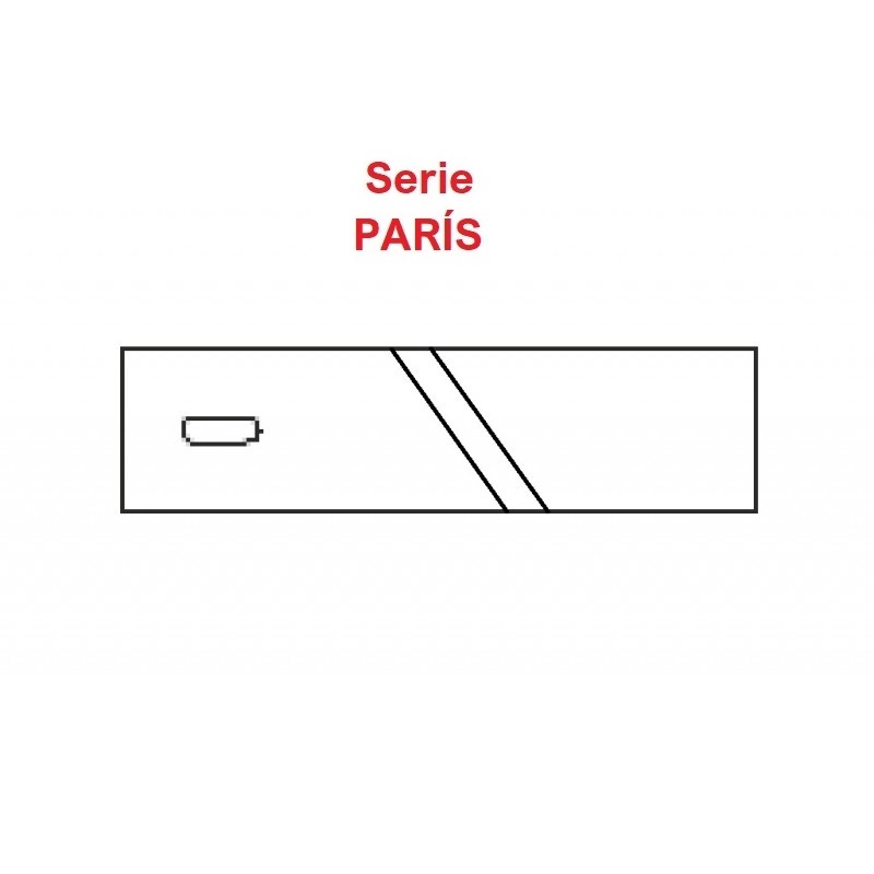 Estuche París Llavero 177x60x25 mm.